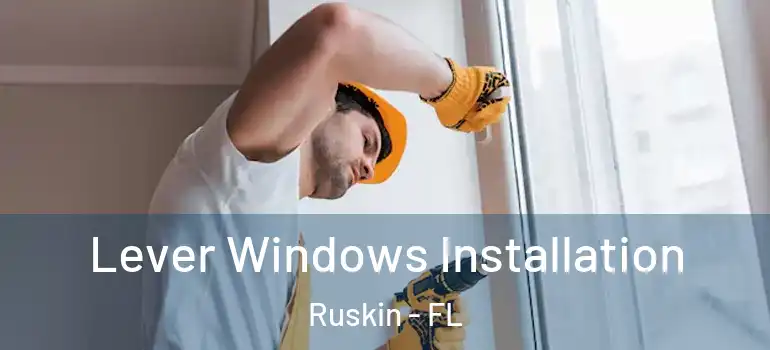  Lever Windows Installation Ruskin - FL